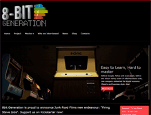 Tablet Screenshot of 8bitgeneration.com